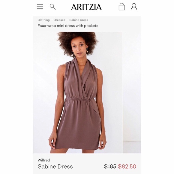 aritzia | wilfred sabine dress - Picture 4 of 4